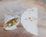 A picture of step 6 of The 3 C ' s Cocktail Samosas.