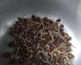 A picture of step 2 of "Boiled sprouted Chickpeas"(Chana) #Cookpad.