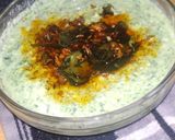 A picture of step 2 of Bathua ki Raita.