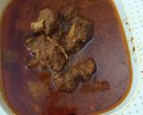 A picture of step 15 of Beef qorma.
