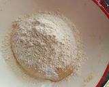 A picture of step 2 of Cinnamon coconut rolls.