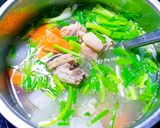Hình bước làm 4 của món Hộp Cơm Vui Vẻ 5:(sườn non kho,đậu hủ chiên sả...)