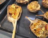 Foto del paso 11 de la receta: Berenjena rellena de pollo
