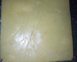 A picture of step 4 of Rainbow cookies.