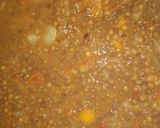 Une image de l'étape 4 de Lentilles aux légumes.