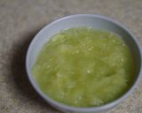 A picture of step 3 of Tavsali/cucumber cake.