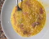 Foto del paso 1 de la receta: Tortilla francesa de jamón York y queso