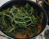 Foto del paso 9 de la receta: Carne de puerco 🐷 con verdolagas 🌱 en salsa mixta 🍈🍅