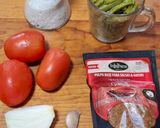 Foto del paso 1 de la receta: Sopa de nopales con chile guajillo