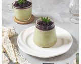 Foto langkah ke 9 dari resep Puding Srikaya Matcha Kelapa Muda Tape Ketan Hitam.