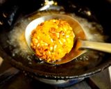A picture of step 5 of Cabbage vadai.