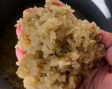 Hình bước làm 1 của món Xôi gạo đồ