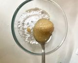 A picture of step 2 of Maida biscuit.