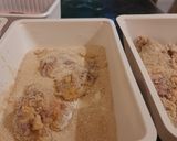Rántott csirkemáj majonézes burgonyasalátával recept fázis 8 fotója