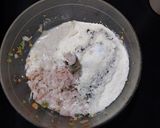 A picture of step 1 of Red poha and Semolina uttapa.
