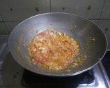 A picture of step 2 of Kathiyawadi vagharelo rotlo.