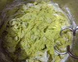 A picture of step 2 of Milkmaid green tea butter cookies.