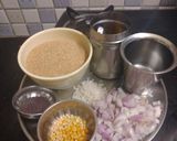 * சம்பா ரவை வெஜ் உப்புமா*(samba ravai veg upma recipe in tamil) ரெசிபி ஸ்டேப் 1 புகைப்படம்