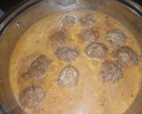 A picture of step 4 of Fish balls in coconut stew.