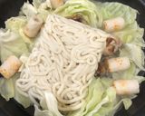 日式柴魚味噌雞肉烏龍麵的食譜步驟1照片