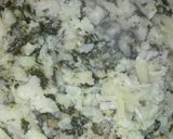 Foto del paso 3 de la receta Coliflor espinacas y gambas gratinda en la olla GM f
