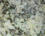 Foto del paso 3 de la receta: Coliflor espinacas y gambas gratinda en la olla GM f