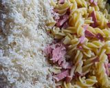 Foto langkah ke 7 dari resep Macaroni cheese happy call.