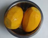 A picture of step 1 of Aam Ras.