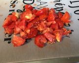 Une image de l'étape 3 de Légumes du jardin à l'oignon rouge et épices orientales (recette plancha).