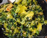 A picture of step 11 of Persian sour herbs stew (Torshi tareh).