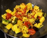 A picture of step 1 of Pineapple- tomato Khatta meetha.
