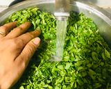 A picture of step 1 of Methi parantha.