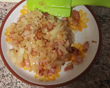 Foto del paso 3 de la receta: Puré con tropezónes y cinta de lomo rellena