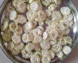 A picture of step 1 of Karlyachi bhaji(bitter gourd curry).