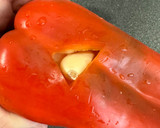 Foto del paso 2 de la receta: Pimientos preñados a la brasa o al horno