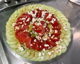 Une image de l'étape 11 de Salade de poireaux, tomates et concombre à la feta.