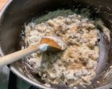 Une image de l'étape 12 de Pâtes Pipe Rigate au saumon et champignons.