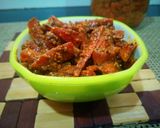 A picture of step 11 of Gajar ka achar/ carrot pickle.