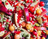 A picture of step 3 of Pomegranate apple salad.