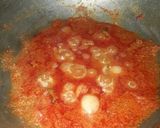A picture of step 3 of Kashmiri paneer.