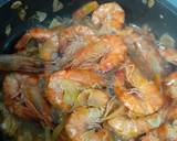 Udang bago langkah memasak 6 foto