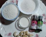 A picture of step 1 of Coconut Cashew Rolls.