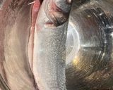 A picture of step 1 of #CookEveryPart Crispy whole seabass fish in air-fryer (energy-saving ⚡️).