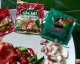 Foto langkah ke 2 dari resep Masak Kerang Kupas dan Tahu.