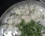 A picture of step 1 of Paneer Khandvi roll.