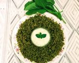 A picture of step 6 of Palak Rice.