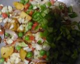 A picture of step 2 of Pav Bhaji Khichdi.