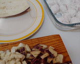 Foto del paso 2 de la receta: Albóndigas de pollo con especias de Fajita y salsa de tomate mediterránea, berenjena y bacon