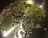 A picture of step 1 of Spaghetti with Squid Ink.