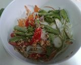 รูปขั้นตอนการทำที่ 3 ของ ส้มตำโคราช (แบบเส้นมะละกอกรอบ)
